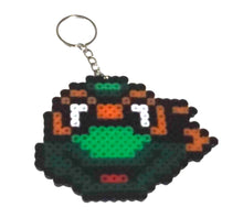 Load image into Gallery viewer, Teenage Mutant Ninja Turtles Inspired Keychain | Michaelangelo | Raphael |Donatello | Leonardo - Mariposa Rainbow Boutique