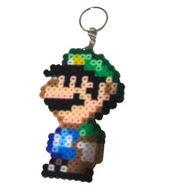 Load image into Gallery viewer, Super Mario Bros. Perler Beads Keychain Zipper Pull Handmade *FAST & FREE SHIPPING* - Mariposa Rainbow Boutique