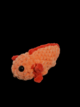 Load image into Gallery viewer, Crochet Axolotl Plush - extra Small