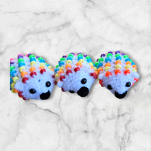 Load image into Gallery viewer, Hedgehog sensory crochet toy