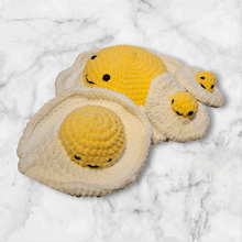 Load image into Gallery viewer, Crochet Fried Eggs - Mariposa Rainbow Boutique