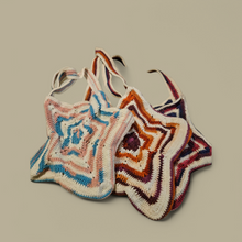 Load image into Gallery viewer, Handmade Crochet Star Pride Bag