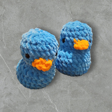 Load image into Gallery viewer, Crochet Baby Rubber Duck