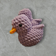 Load image into Gallery viewer, Crochet Baby Rubber Duck