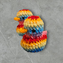 Load image into Gallery viewer, Crochet Baby Rubber Duck