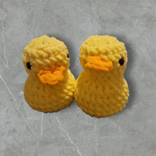 Load image into Gallery viewer, Crochet Baby Rubber Duck