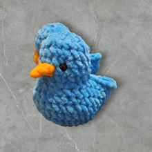 Load image into Gallery viewer, Crochet Baby Rubber Duck