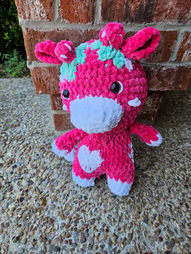 Strawberry Cow Crochet - Mariposa Rainbow Boutique