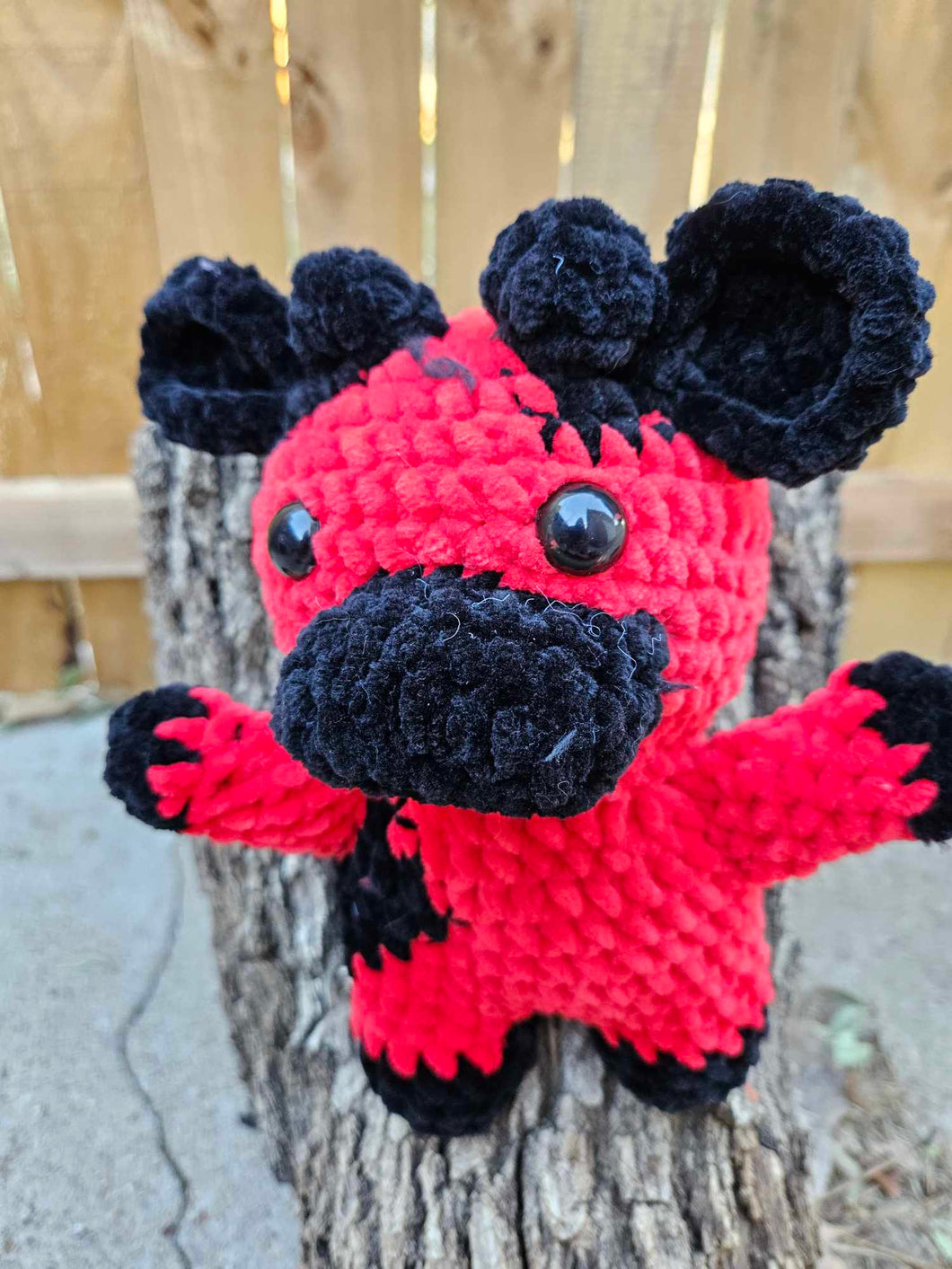 Red and Black Cow - Mariposa Rainbow Boutique