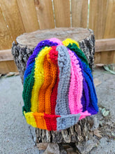 Load image into Gallery viewer, Pride Rainbow Beanie
