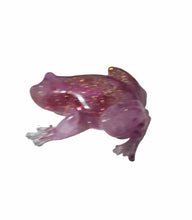 Load image into Gallery viewer, Resin pink flower Frog - Mariposa Rainbow Boutique

