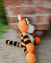Load image into Gallery viewer, Crochet Plush Tigger - Mariposa Rainbow Boutique
