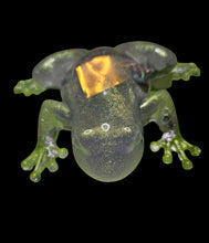 Load image into Gallery viewer, White Glitter Frog with Iridescent - Mariposa Rainbow Boutique
