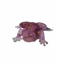 Load image into Gallery viewer, Resin pink flower Frog - Mariposa Rainbow Boutique
