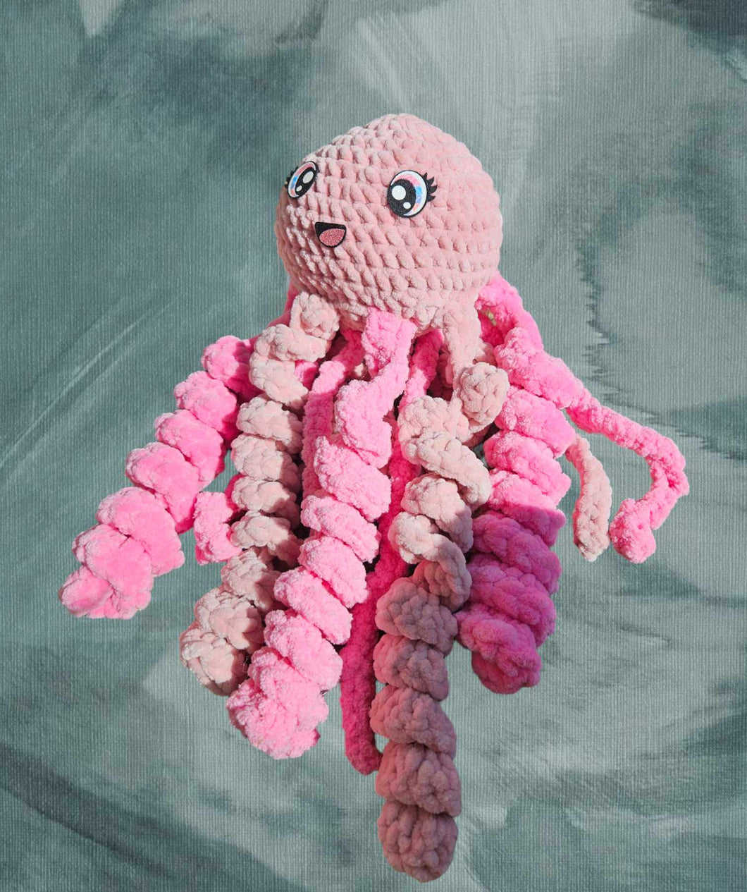 Custom Jellyfish Sea Creature Crochet Plushie