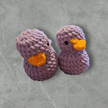 Load image into Gallery viewer, Crochet Baby Rubber Duck - Mariposa Rainbow Boutique
