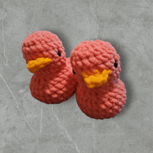Load image into Gallery viewer, Crochet Baby Rubber Duck - Mariposa Rainbow Boutique
