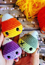 Load image into Gallery viewer, Crochet candy corns - Mariposa Rainbow Boutique
