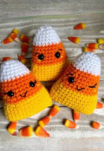 Load image into Gallery viewer, Crochet candy corns - Mariposa Rainbow Boutique
