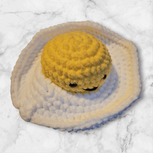 Load image into Gallery viewer, Crochet Fried Eggs - Mariposa Rainbow Boutique
