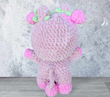 Load image into Gallery viewer, Crochet Strawberry Cow | Amigurumi Cow| Cow Plush| Strawberry Cow Plush | Strawberry Plush - Mariposa Rainbow Boutique
