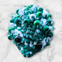 Load image into Gallery viewer, Hedgehog sensory crochet toy - Mariposa Rainbow Boutique
