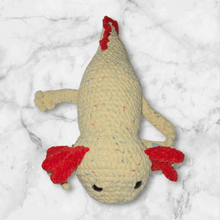 Load image into Gallery viewer, Large axolotl laying plush - Mariposa Rainbow Boutique
