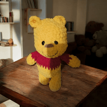 Load image into Gallery viewer, POOH CROCHET PLUSH - Mariposa Rainbow Boutique
