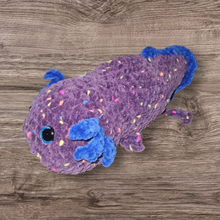 Load image into Gallery viewer, Small axolotl laying plush
