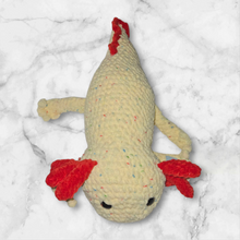 Load image into Gallery viewer, Large axolotl laying plush

