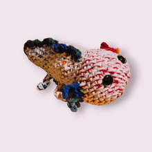 Load image into Gallery viewer, Small axolotl laying plush - Mariposa Rainbow Boutique

