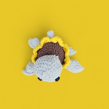 Load image into Gallery viewer, Sunflower Turtle Crochet - Mariposa Rainbow Boutique
