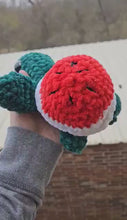 Load and play video in Gallery viewer, Crochet Watermelon Turtle
