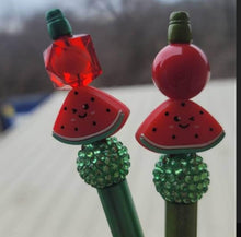 Load image into Gallery viewer, Watermelon pens - Mariposa Rainbow Boutique
