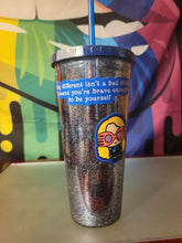 Load image into Gallery viewer, Ravenclaw glitter tumbler
