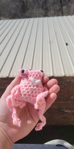 Mini Baby Pink Leggy Frog Crochet Frog Plushie ,Birthday, Easter, Crochet Plushies, Gift, Frog, Crochet, - Mariposa Rainbow Boutique
