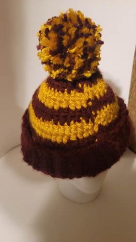 Gryffindor Crochet beanie - Mariposa Rainbow Boutique
