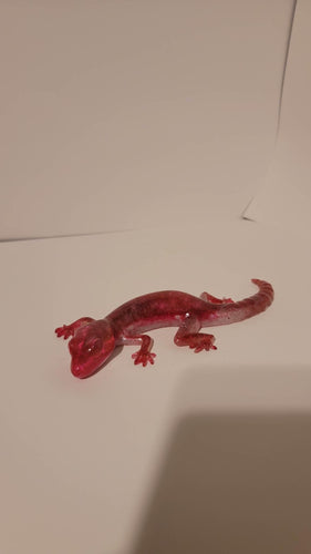 Resin Red Gecko - Mariposa Rainbow Boutique