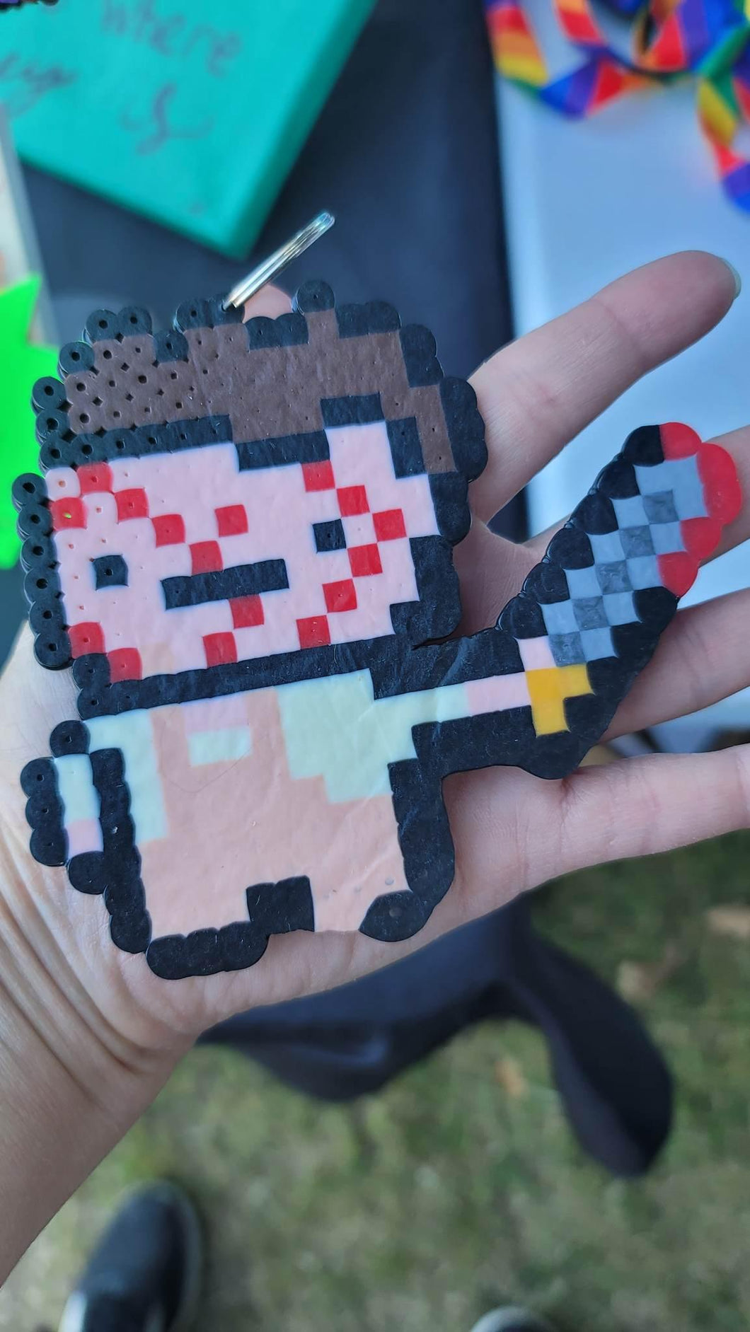 Mini Bubba Halloween Pixel Inspired Keychain
