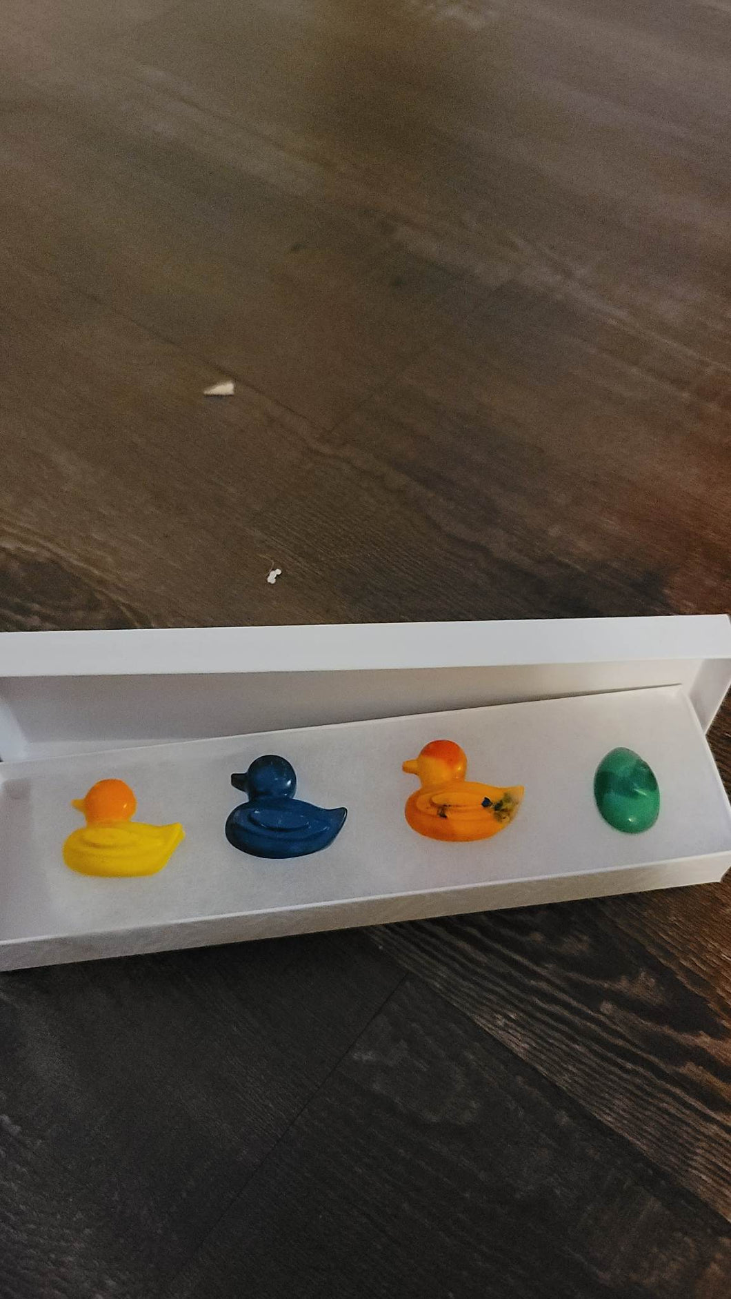 Egg and duck crayon sets