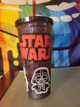Load image into Gallery viewer, Sith glitter tumbler - Mariposa Rainbow Boutique
