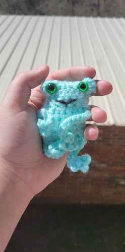 Mini Baby Green Leggy Frog Crochet Frog Plushie ,Birthday, Easter, Crochet Plushies, Gift, Frog, Crochet, - Mariposa Rainbow Boutique
